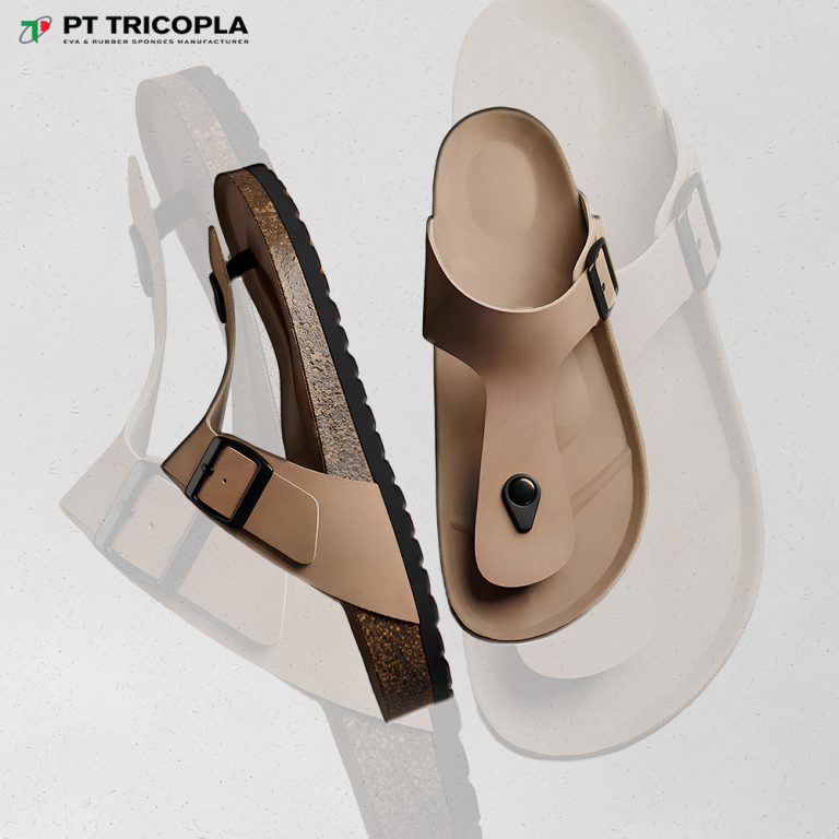 kombinasi eva foam dan cork untuk sandal optimal