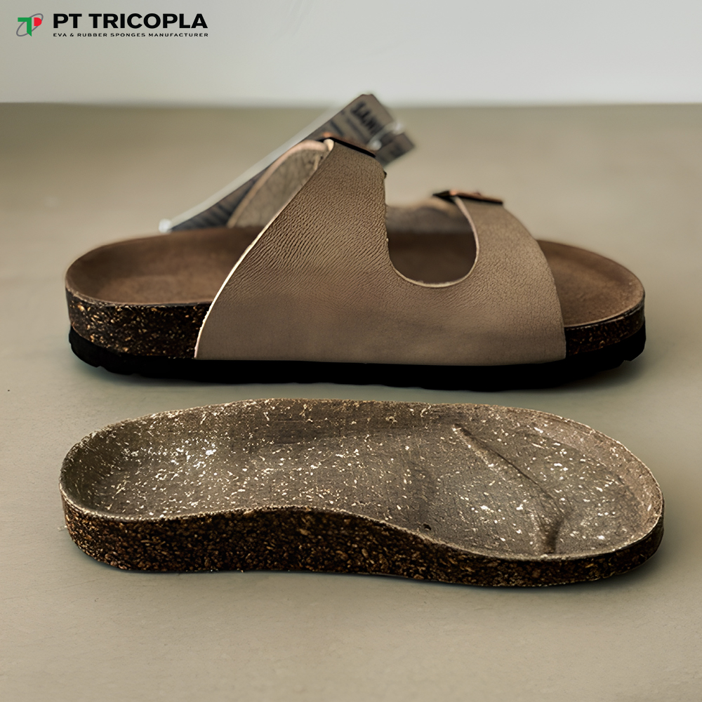 sandal anak bahan rubber cork